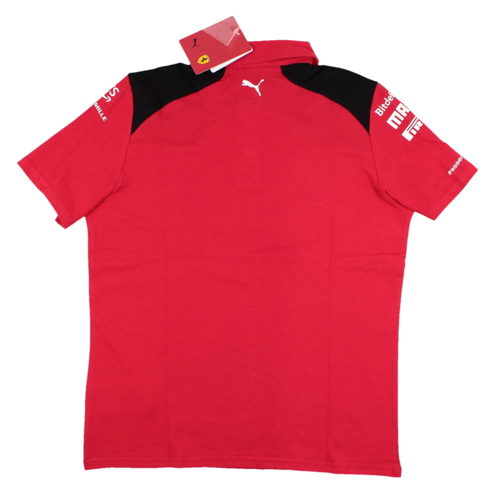2023 Ferrari Team Polo Shirt (Red) Kids - Main Image