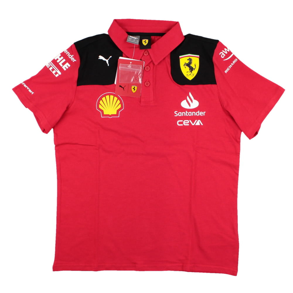 2023 Ferrari Team Polo Shirt (Red) - Kids_0