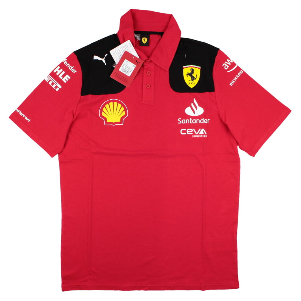 2023 Ferrari Team Polo Shirt (Red)_0