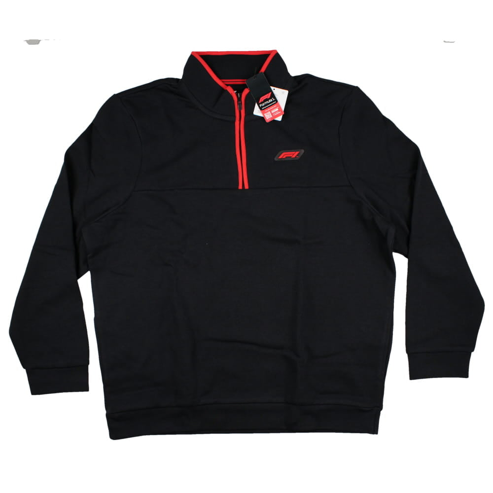 2023 Formula 1 Mens F1 Half Zip Sweat (Black)_0