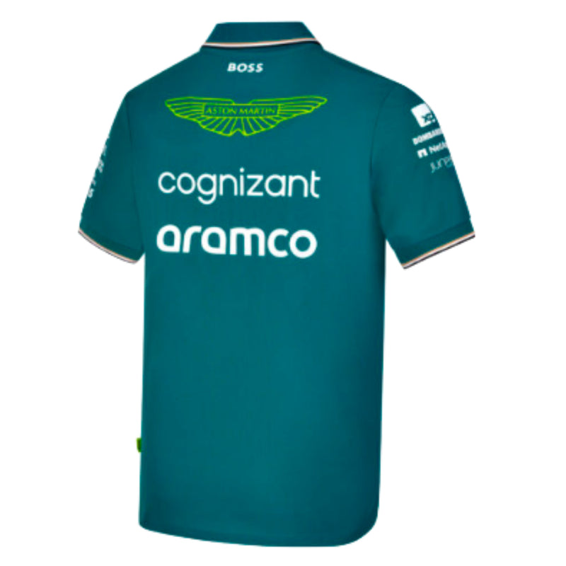 2023 Aston Martin Official Polo Shirt (Green)_1