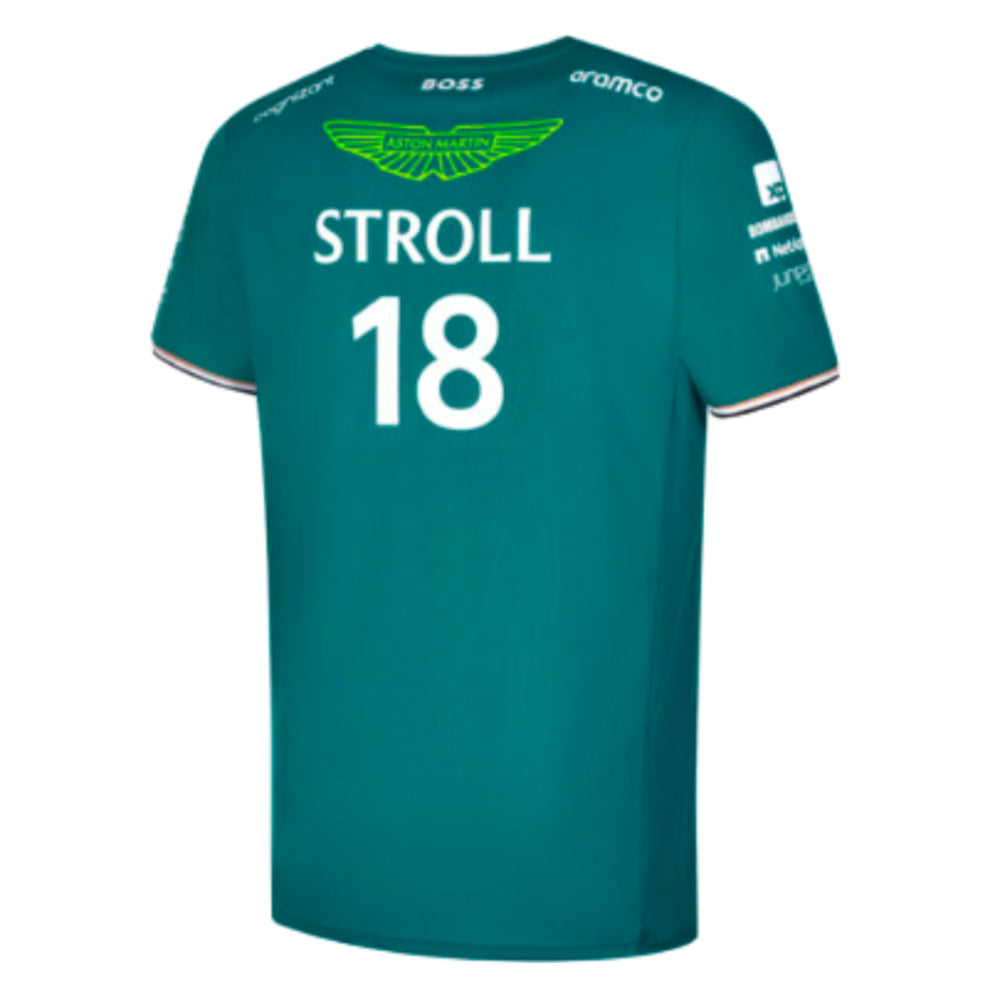 2023 Aston Martin Team Lance Stroll Tee (Green)_1