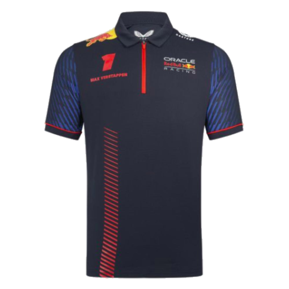 2023 Red Bull Racing Max Verstappen Team Polo Shirt (Night Sky)_0