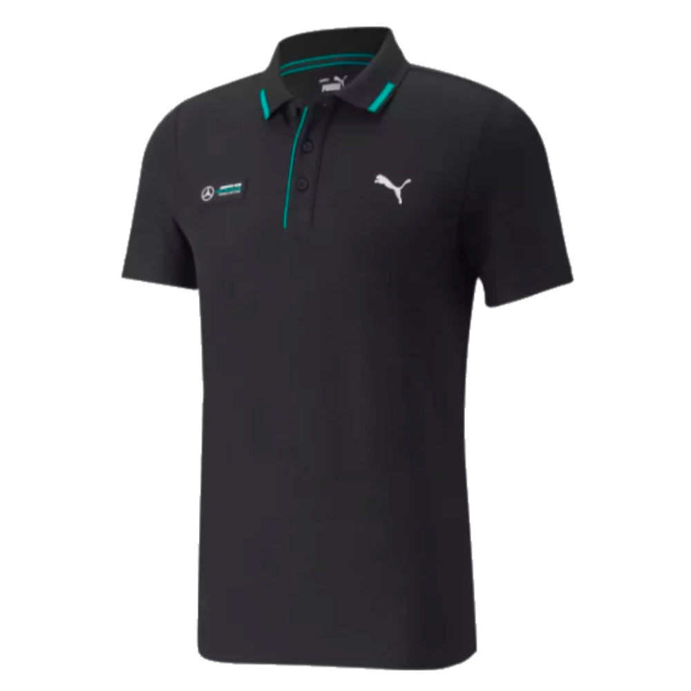 2022 Mercedes Basic Polo Shirt (Black)_0