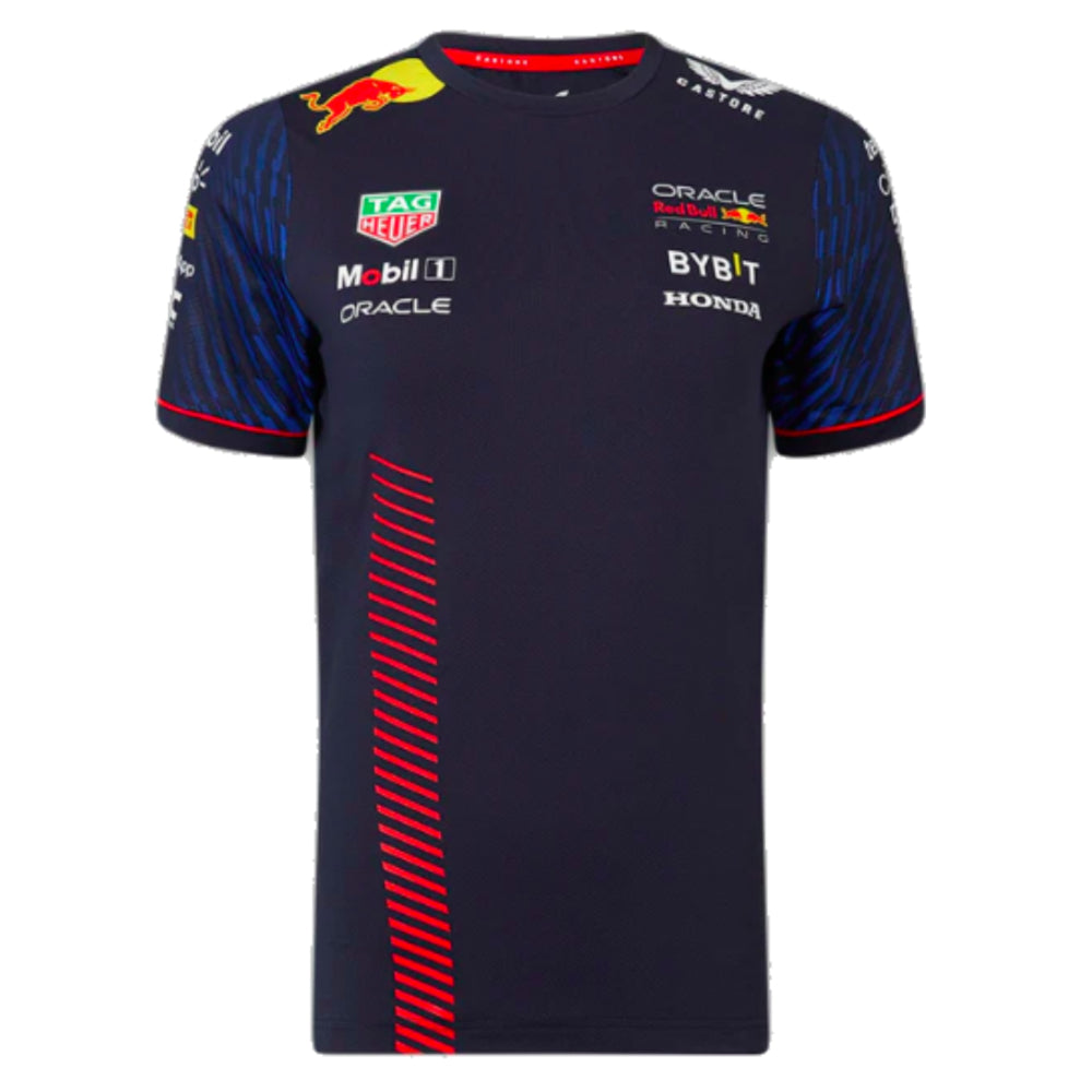 2023 Red Bull Racing Team Set Up T-Shirt (Navy) - Ladies_0