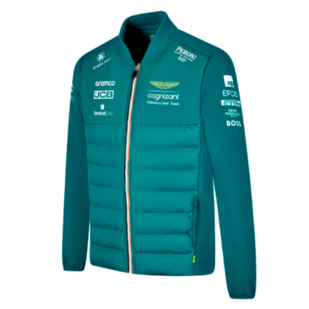 2023 Aston Martin Mens Team Hybrid Jacket (Green)_0