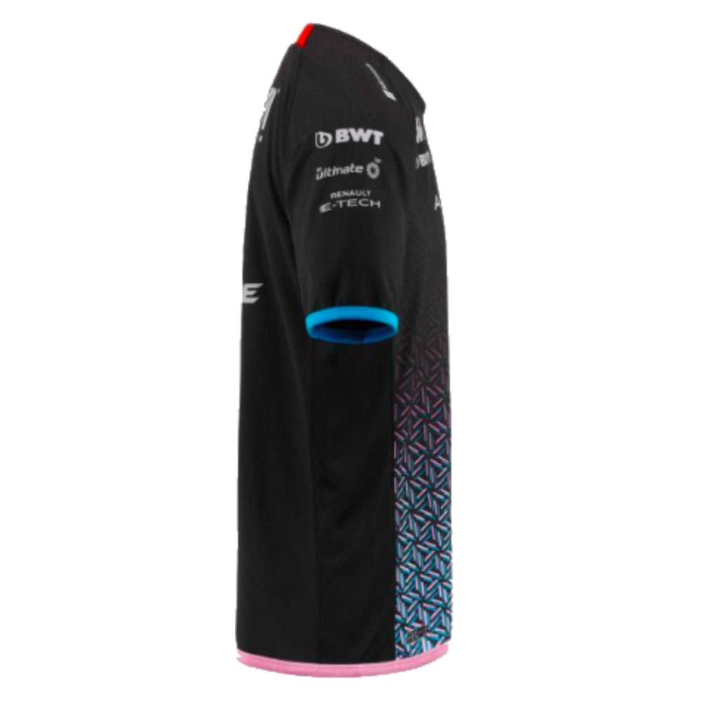 2023 Alpine Mens Team Pierre Gasly Tee (Black)_2