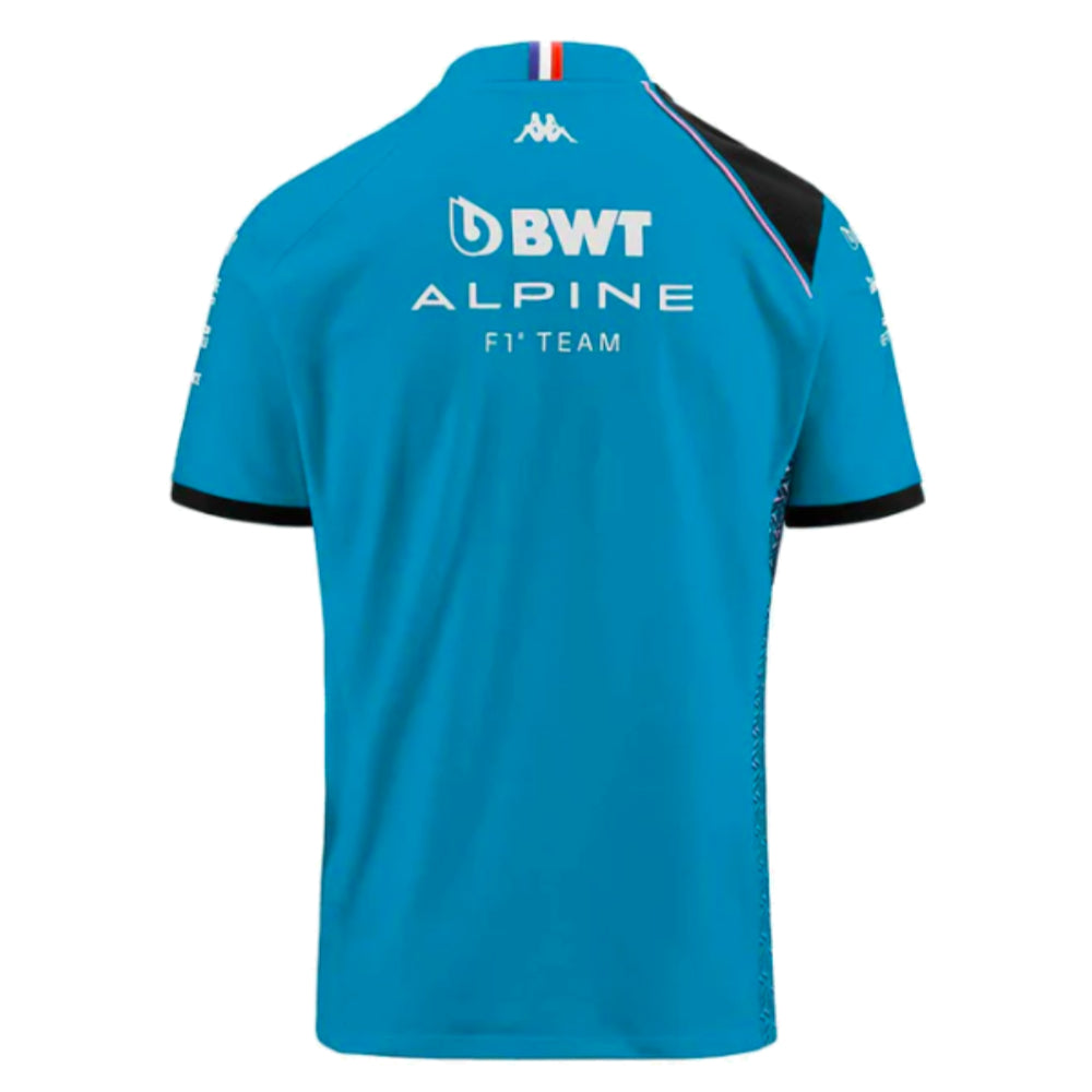 2023 Alpine Mens Team Polo Shirt (Blue)_1