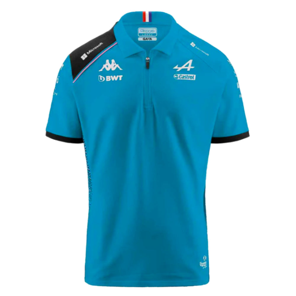 2023 Alpine Mens Team Polo Shirt (Blue)_0