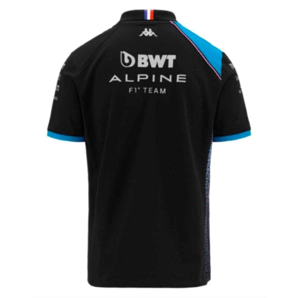 2023 Alpine Team Polo Shirt (Black)_1