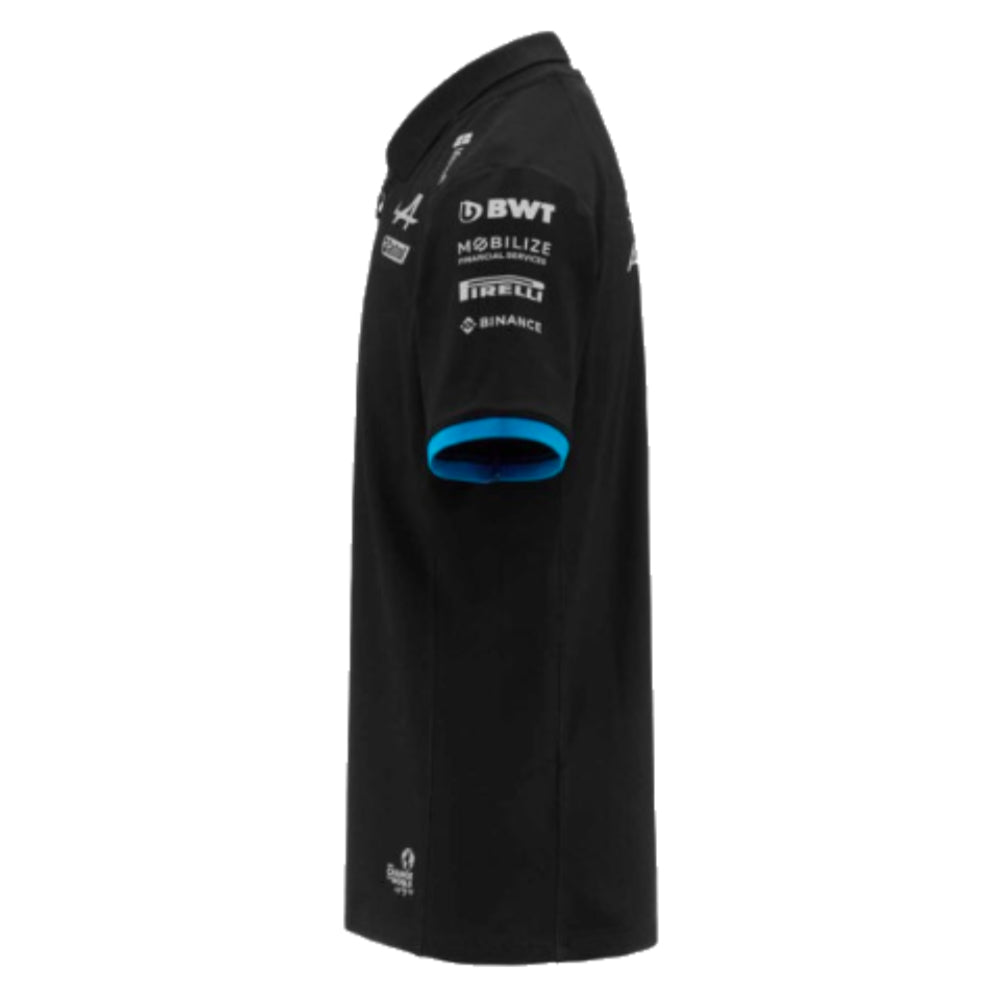 2023 Alpine Team Polo Shirt (Black)_2