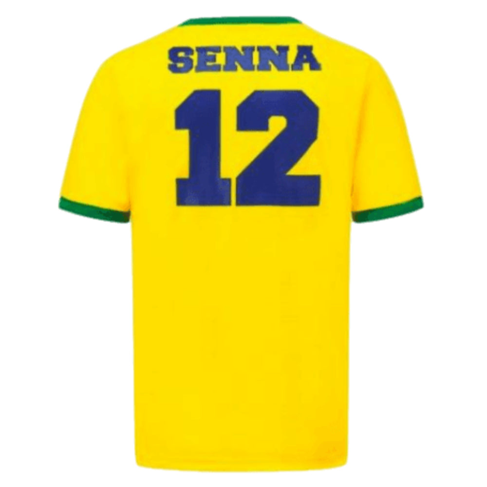 2023 Ayrton Senna Sports Tee (Yellow)_1