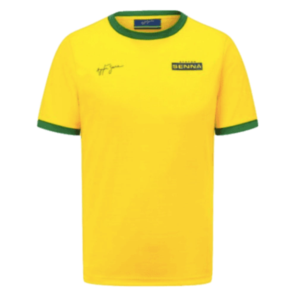 2023 Ayrton Senna Sports Tee (Yellow)_0