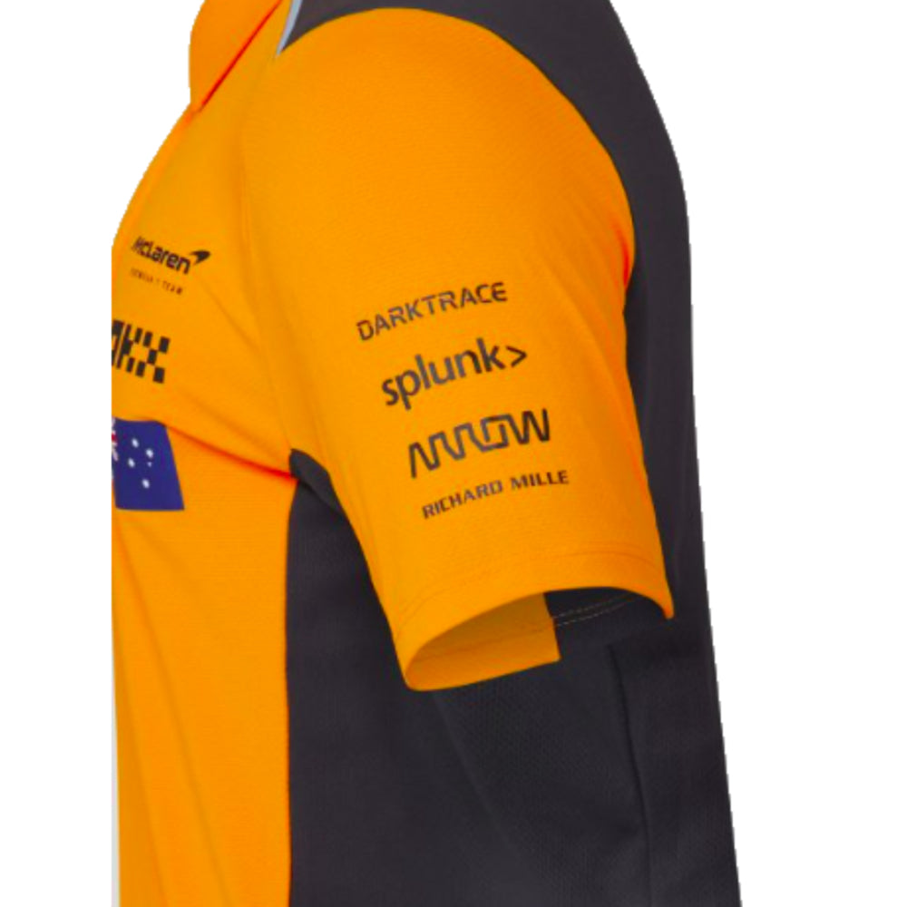 2023 McLaren Replica Polo Shirt Oscar Piastri (Papaya)_3