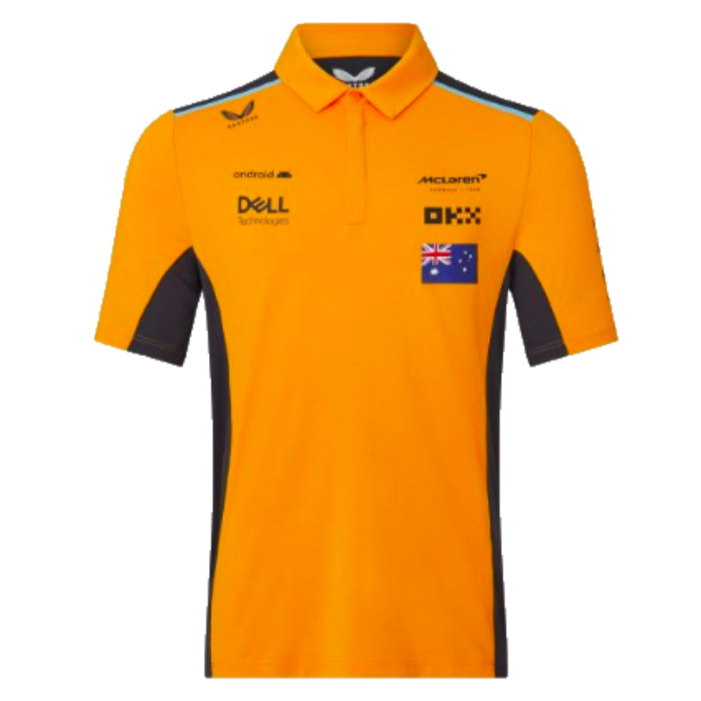 2023 McLaren Replica Polo Shirt Oscar Piastri (Papaya)_0