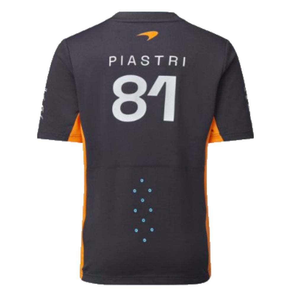 2023 McLaren Oscar Piastri Set Up T-Shirt - Kids (Autumn Glory)_1