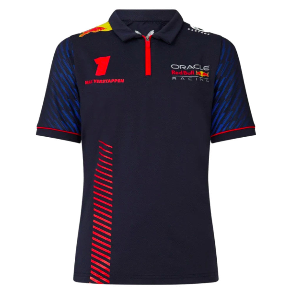 2023 Red Bull Racing Max Versateppen Polo Shirt (Night Sky) - Kids_0