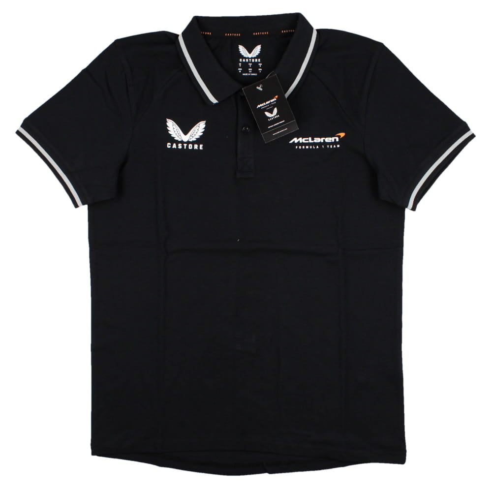 2023 McLaren Lifestyle Polo Shirt (Black)_0