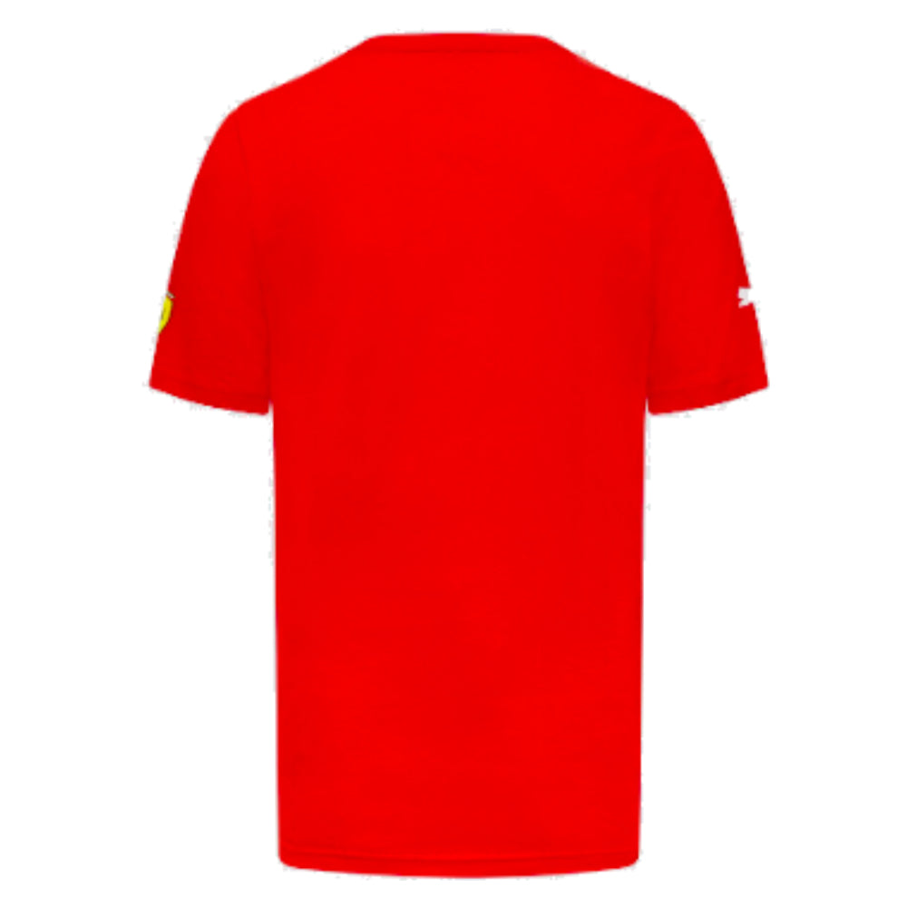 2023 Ferrari Carlos Sainz #55 Driver T-Shirt (Red)_1