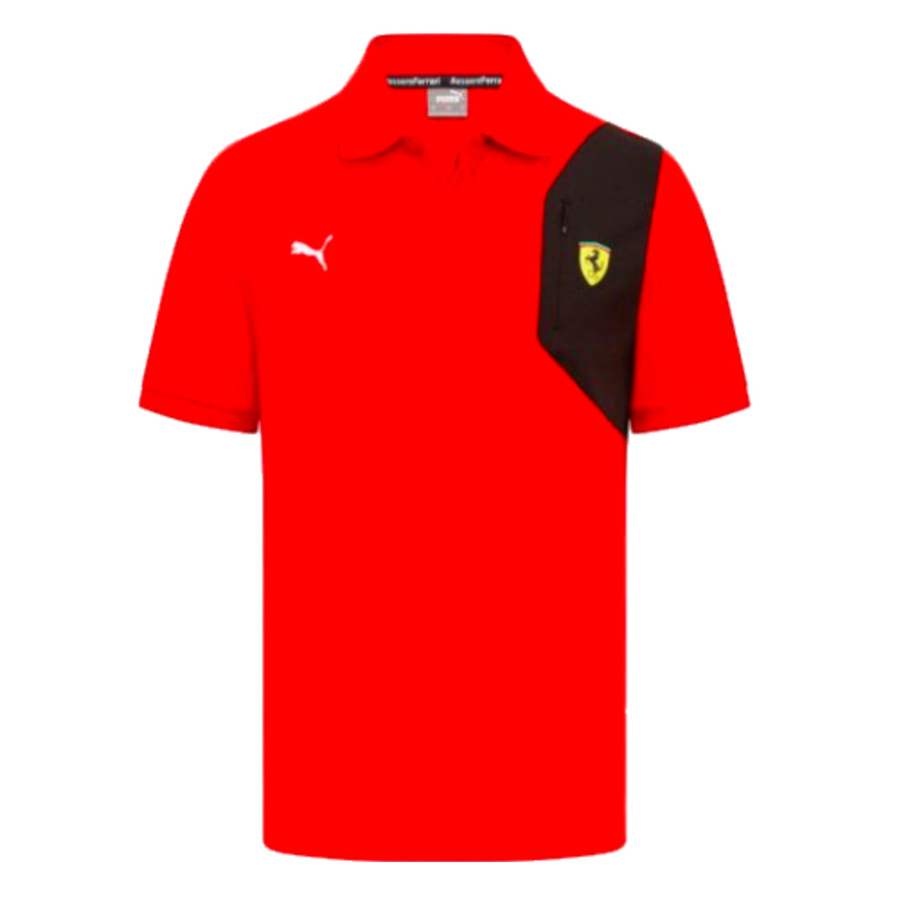 2023 Ferrari Fanwear Mens Classic Polo Shirt (Red)_0