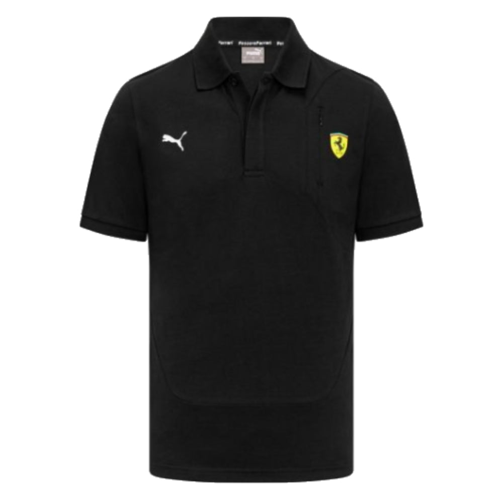 2023 Ferrari Fanwear Mens Classic Polo (Black)_0