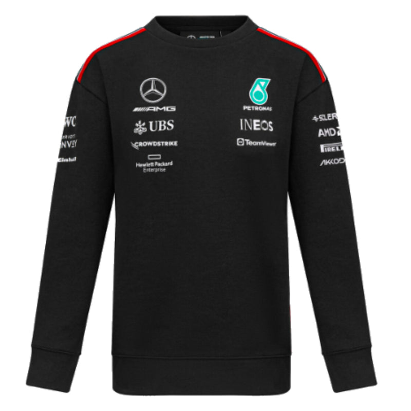 2023 Mercedes Team Sweatshirt (Black) - Ladies_0