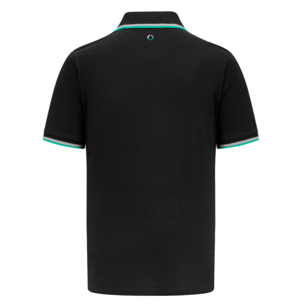2023 Mercedes-AMG Petronas Classic Polo Shirt (Black)_1