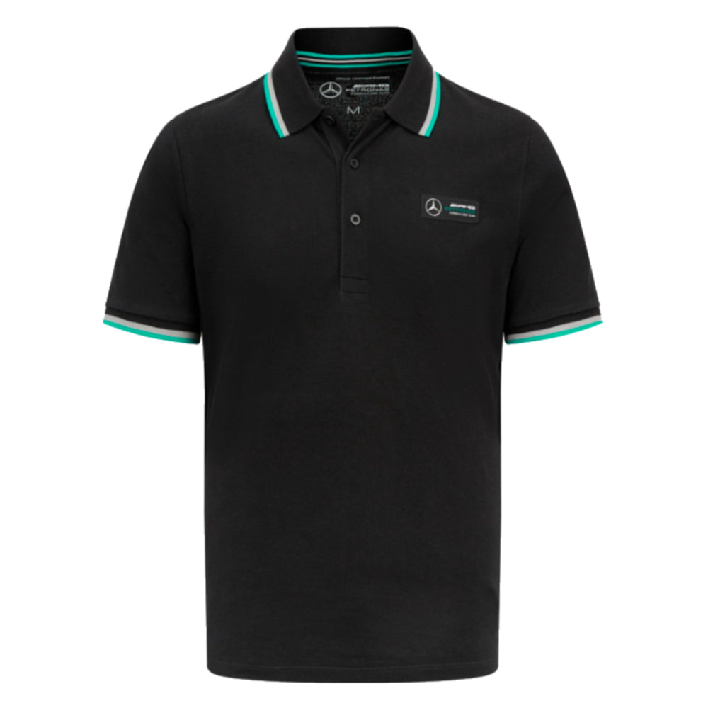 2023 Mercedes-AMG Petronas Classic Polo Shirt (Black)_0