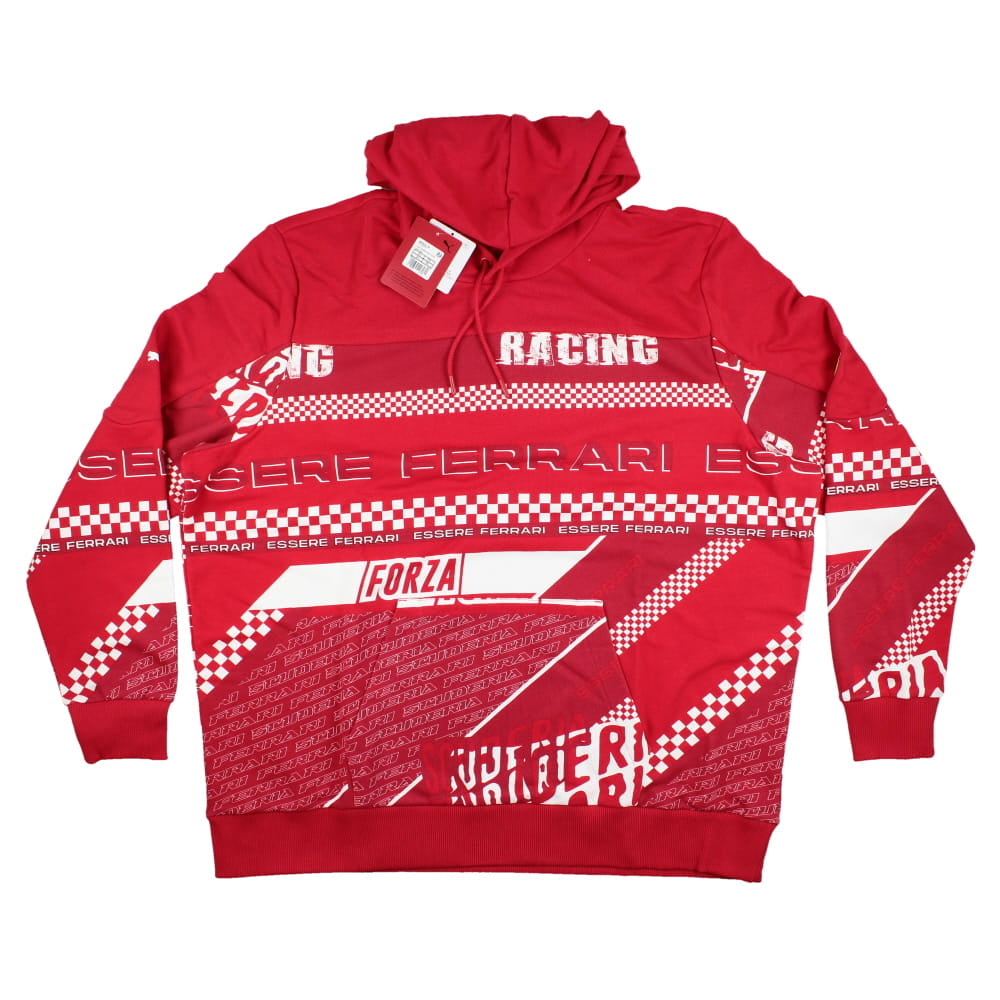 2023 Ferrari Fanwear Graphic Hoodie (Red)_0