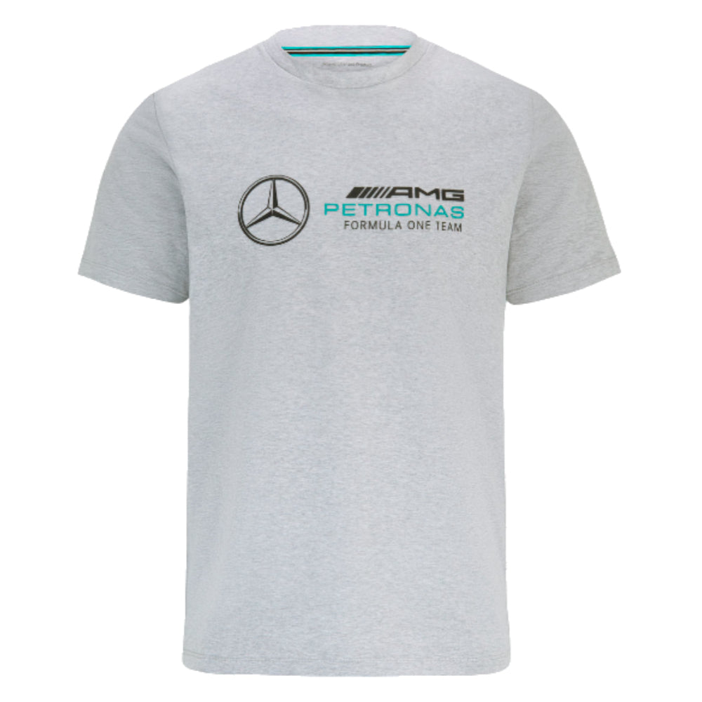 2023 Mercedes AMG Petronas Large Logo Tee (Grey)_0