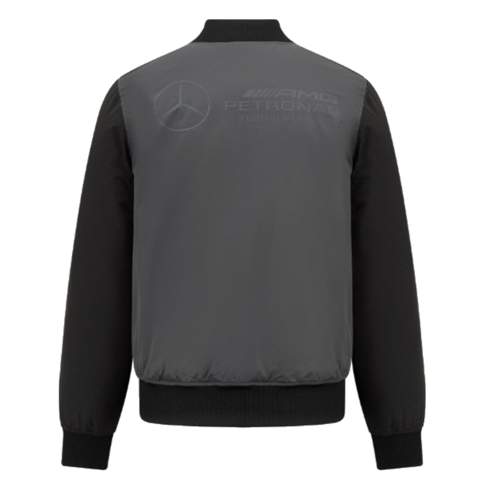 2023 Mercedes AMG Petronas Bomber Jacket (Grey)_1