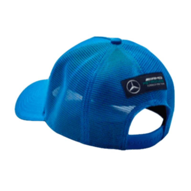 2023 Mercedes George Russell Trucker Cap (Blue)_1