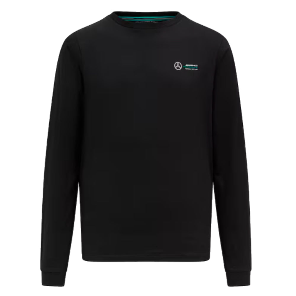 2023 Mercedes AMG Petronas Long Sleeve Tee (Black)_0