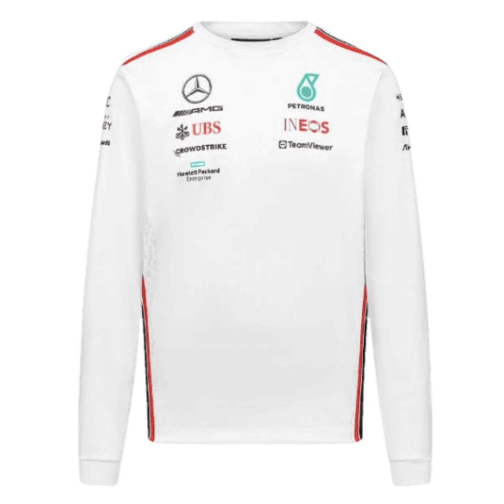 2023 Mercedes-AMG Team Long Sleeve Tee (White)_0