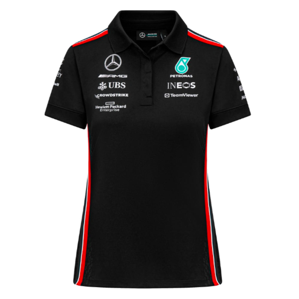 2023 Mercedes-AMG Team Polo Shirt (Black) - Ladies_0