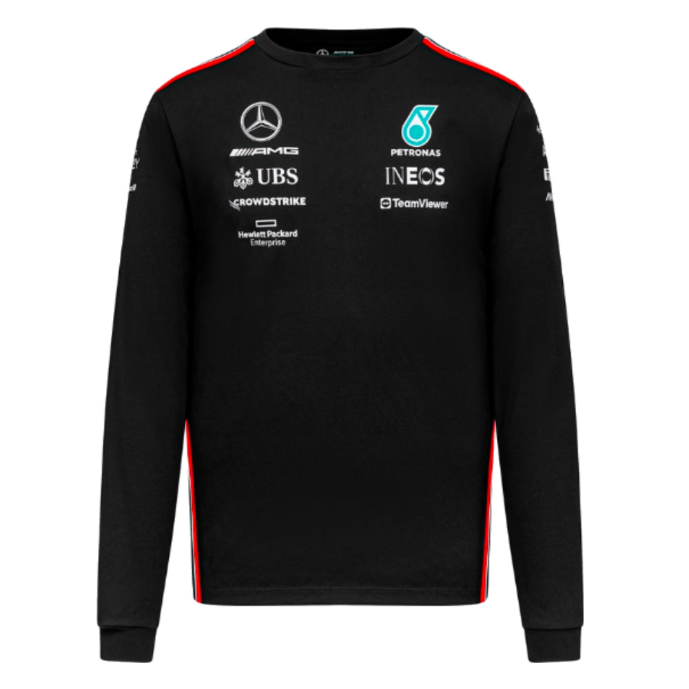 2023 Mercedes-AMG Team Long Sleeve Tee (Black)_0
