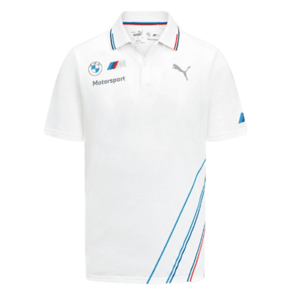 2023 BMW Teamsport Polo Shirt (White)_0