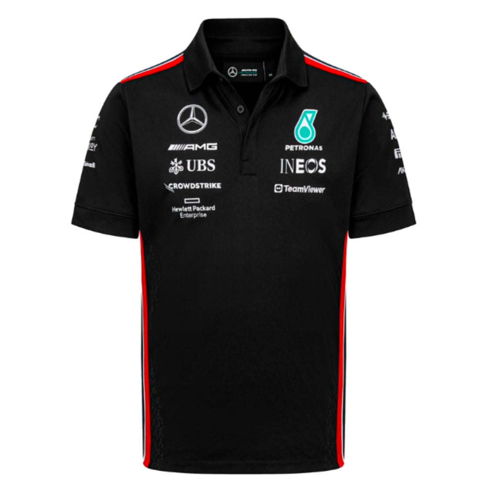 2023 Mercedes AMG-Petronas Polo Shirt (Black)_0