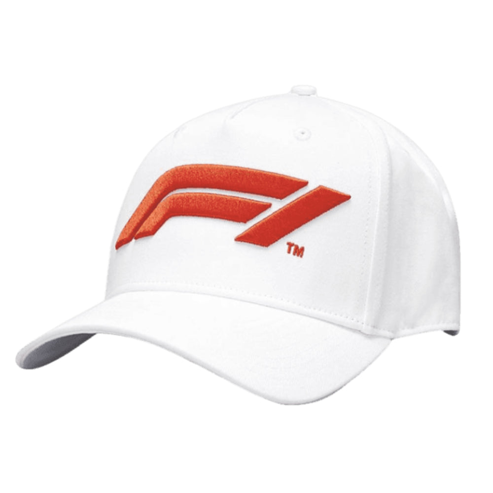2023 F1 Formula 1 Large Logo Baseball Cap (White)_0