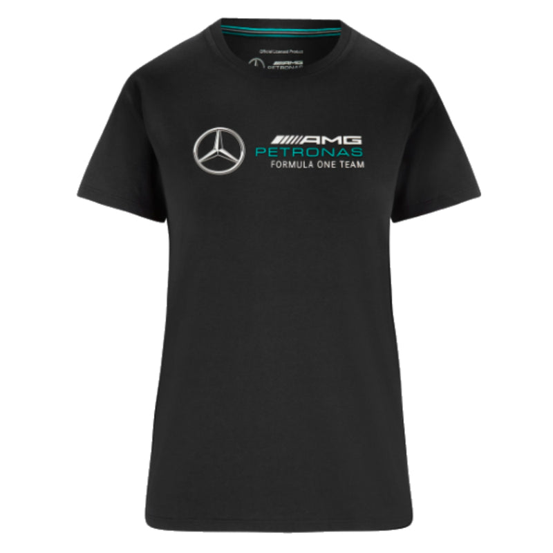 2023 Mercedes Large Logo Tee (Black) - Ladies_0