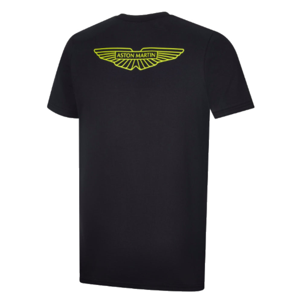 2023 Aston Martin Lifestyle Logo Tee (Black)_1