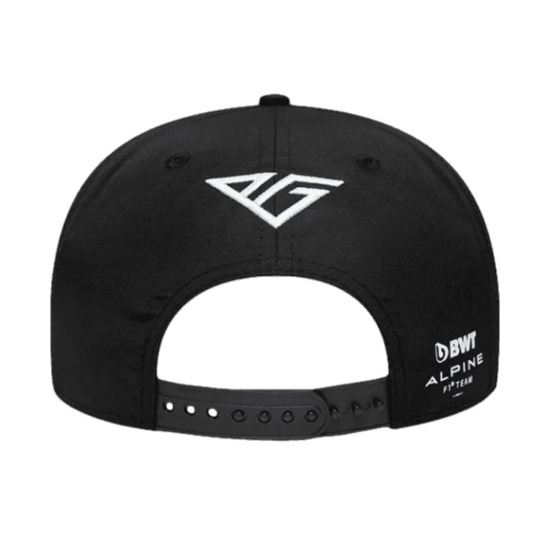 Alpine Pierre Gasly Black 9FIFTY Snapback Cap (Black)_3