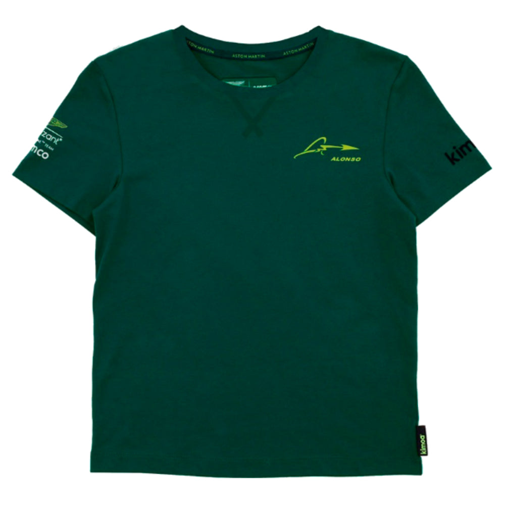 2023 Aston Martin Lifestyle Fernando Alonso T-Shirt (Green)_0