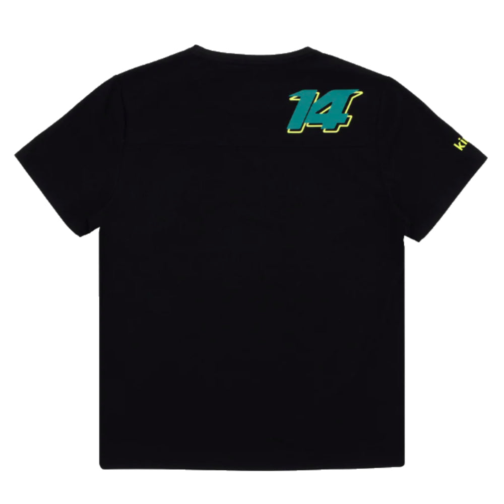 2023 Aston Martin Lifestyle Alonso T-Shirt (Black)_1