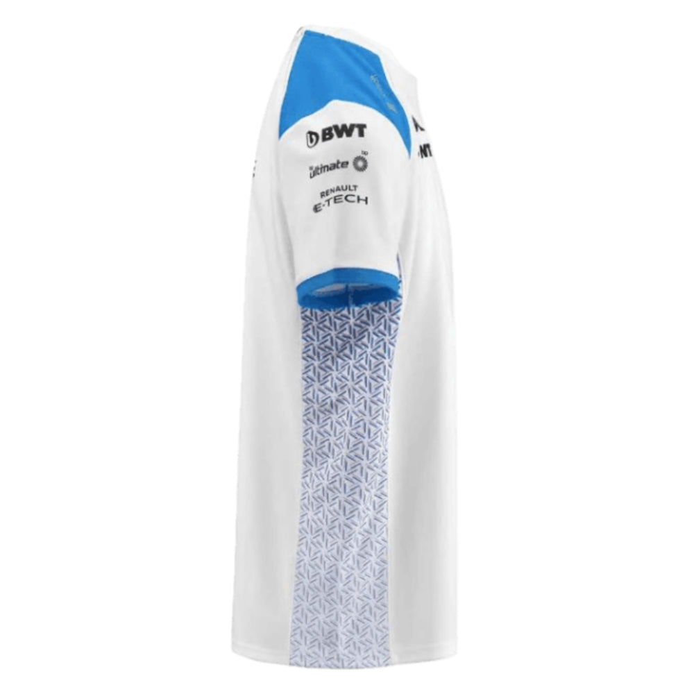 2023 Alpine Team Pierre Gasly T-Shirt (White)_2