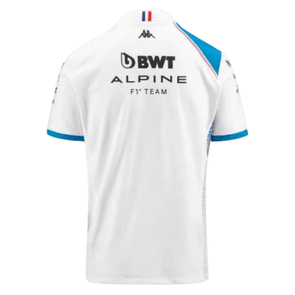 2023 Alpine Team Pierre Gasly Polo (White)_1