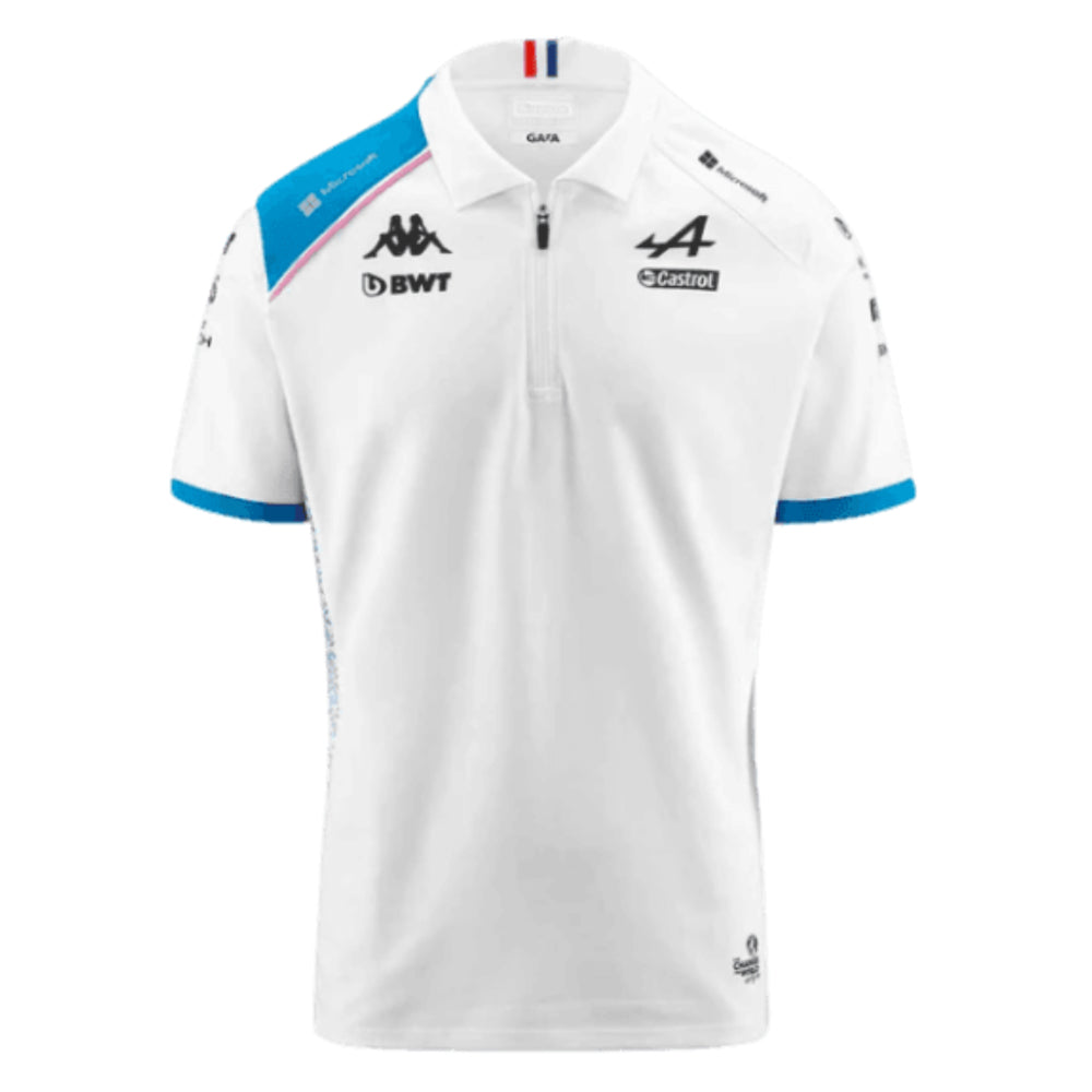 2023 Alpine Team Pierre Gasly Polo (White)_0