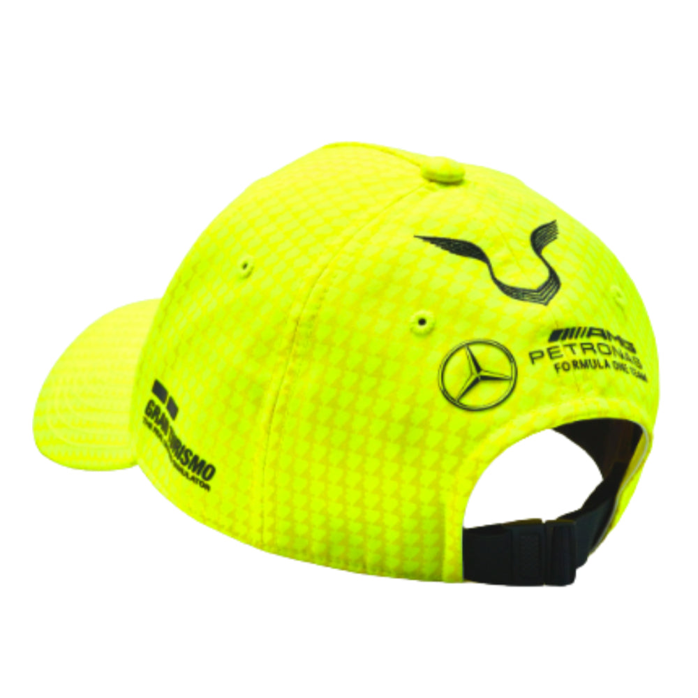 2023 Mercedes Lewis Hamilton Driver Cap (Neon Yellow)_1