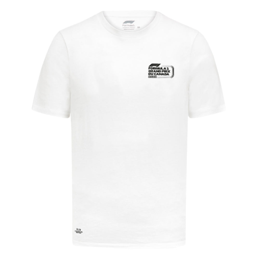 2023 F1 Formula 1 RS Canada T-Shirt (White)_0