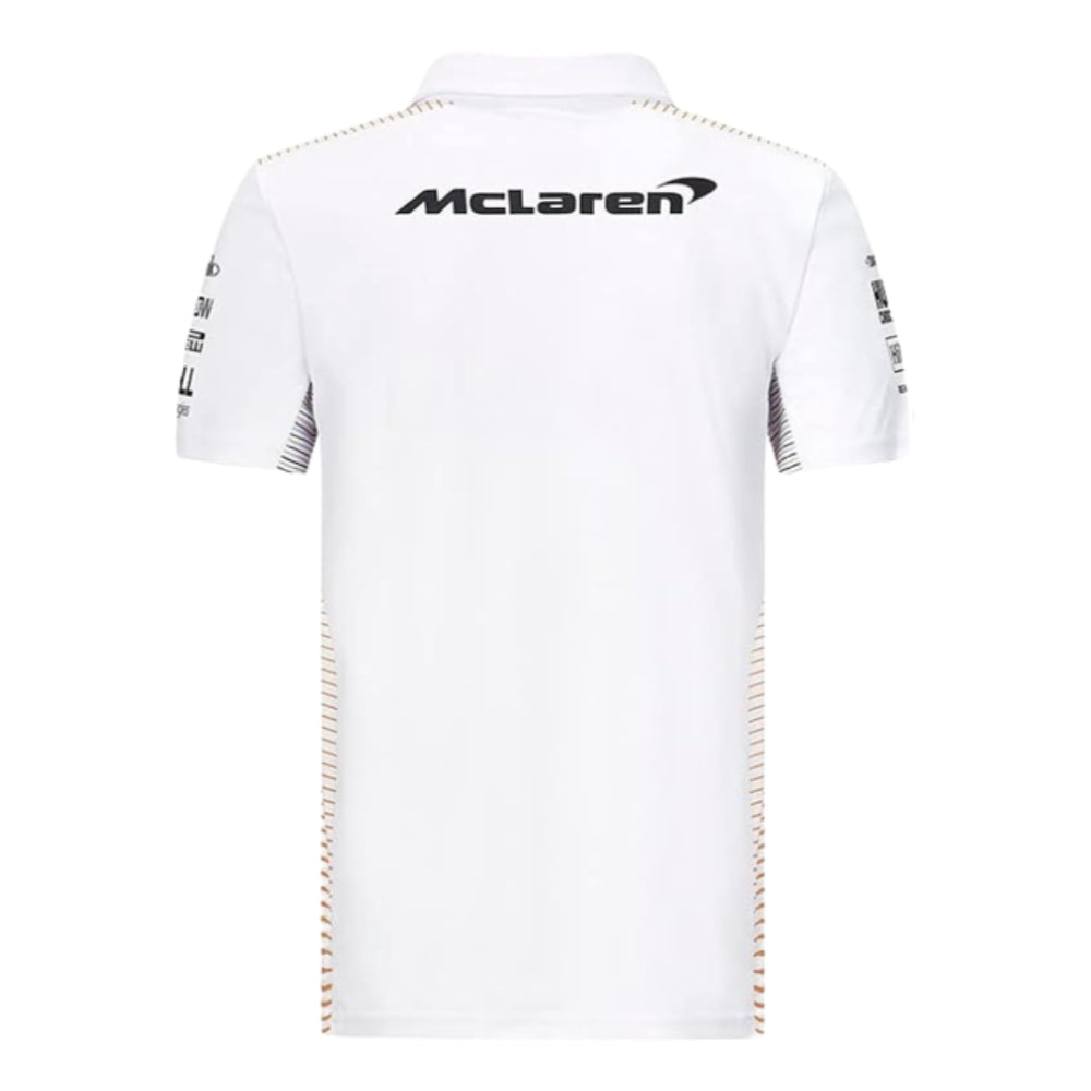 McLaren Mens Team Polo Shirt (White)_1